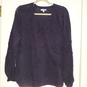 Sonoma Women's XL Purple Sweater
